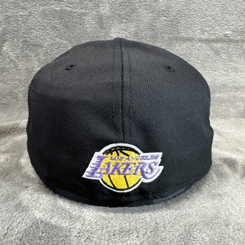 Los Angeles Lakers NBA New Era 59FIFTY Fitted Hat Star Stud‎ Size 7 3/8 HWC NWT